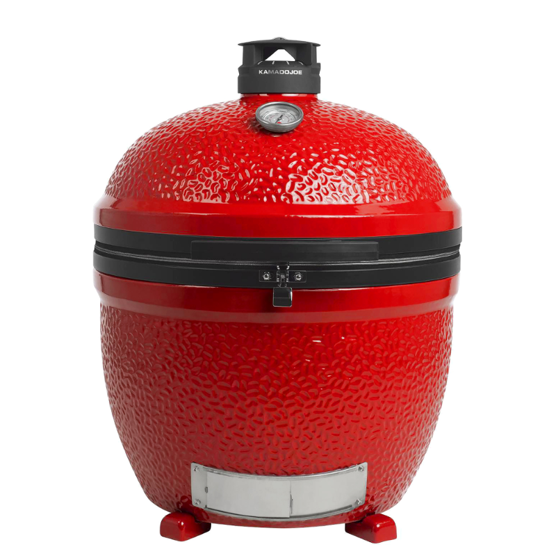 Kamado Joe Big Joe II 24 inch Free Standing Charcoal Grill in Red