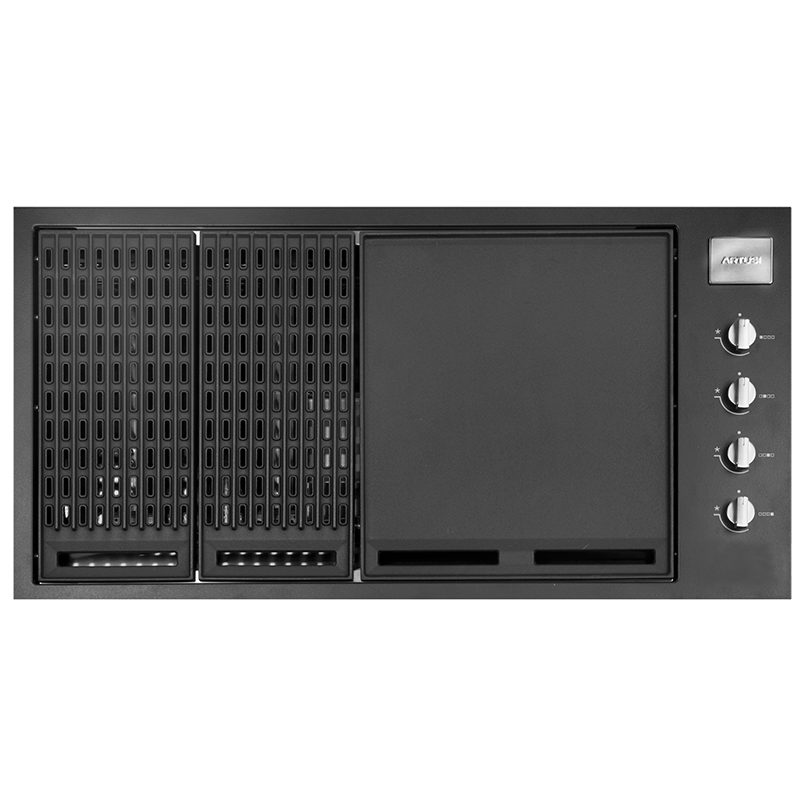 Artusi - 4 Burner Built-in Matte Black