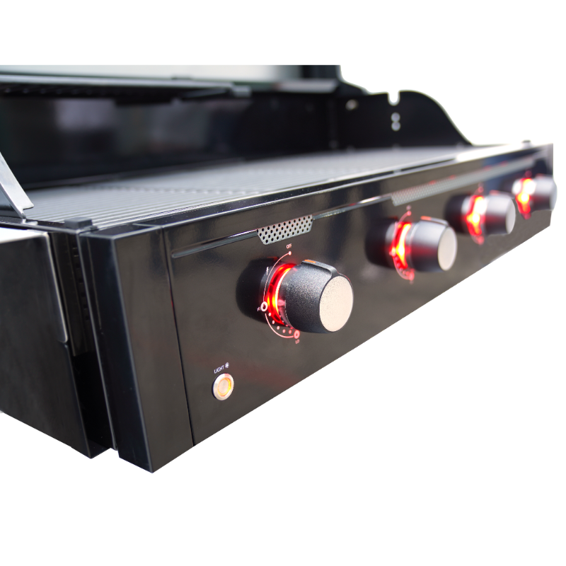 Artusi - 4 Burner Built-in With Glass Hood