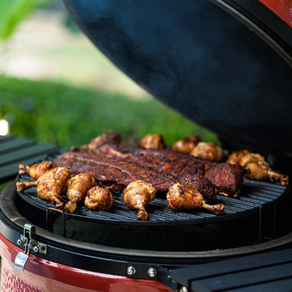 Kamado Joe - Big Joe™ II 24-inch Charcoal Grill in Red with Cart