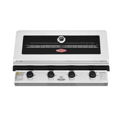 Beefeater - 1200 Series Stainless Steel 4 Burner Built In BBQ w/ Cast Iron Burners & Grills