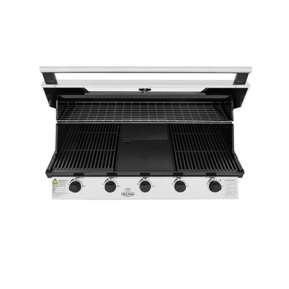 Beefeater - 1200 Series Stainless Steel 5 Burner Built In BBQ w/ Cast Iron Burners & Grills