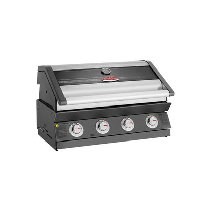 Beefeater - 1600 Series Dark 4 Burner Built In BBQ w/ Cast Iron Burners & Grills