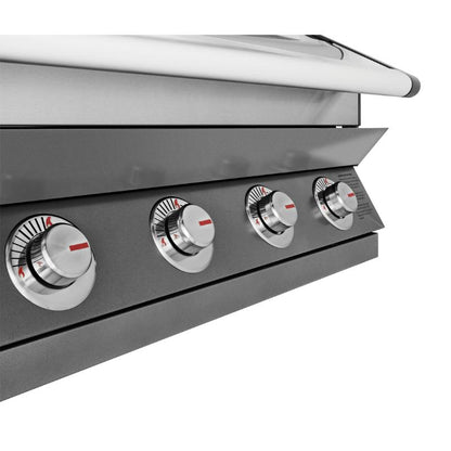 Beefeater - 1600 Series Dark 4 Burner Built In BBQ w/ Cast Iron Burners & Grills