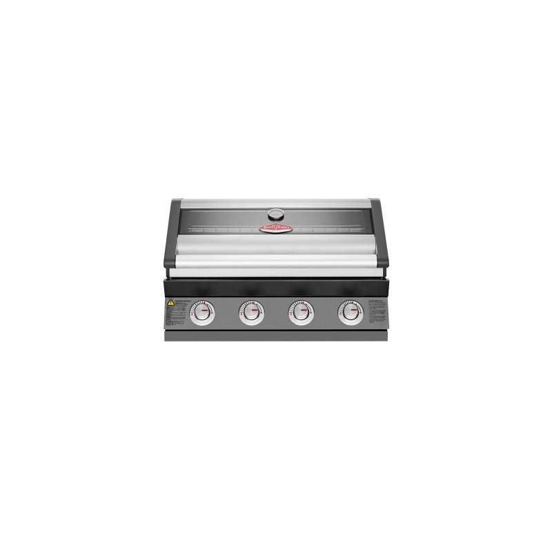 Beefeater - 1600 Series Dark 4 Burner Built In BBQ w/ Cast Iron Burners & Grills