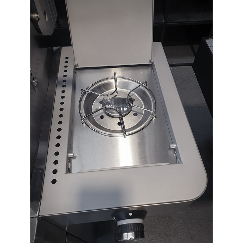Everdure - Hayman 4 Burner BBQ 304 Stainless - With Side Burner & Rotisserie