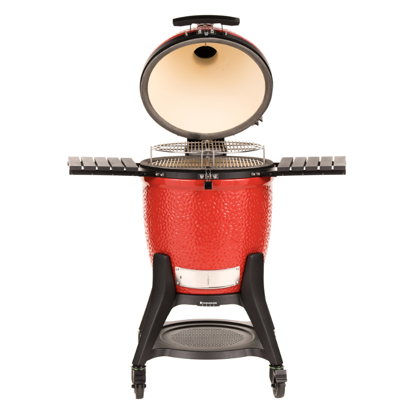 Kamado Joe - Classic Joe™ III 18-inch Charcoal Grill in Red with Cart