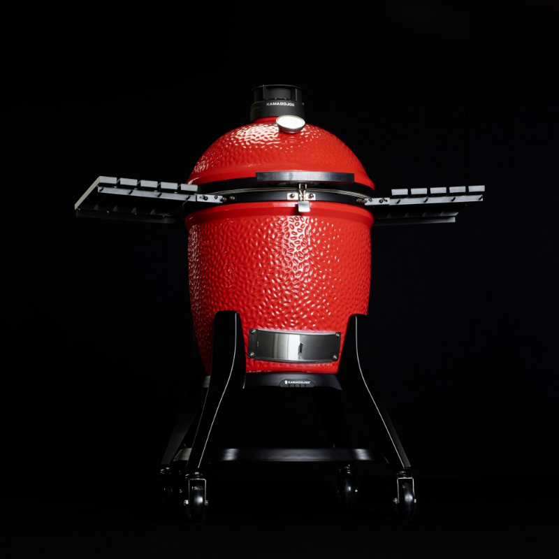 Kamado Joe - Classic Joe™ III 18-inch Charcoal Grill in Red with Cart