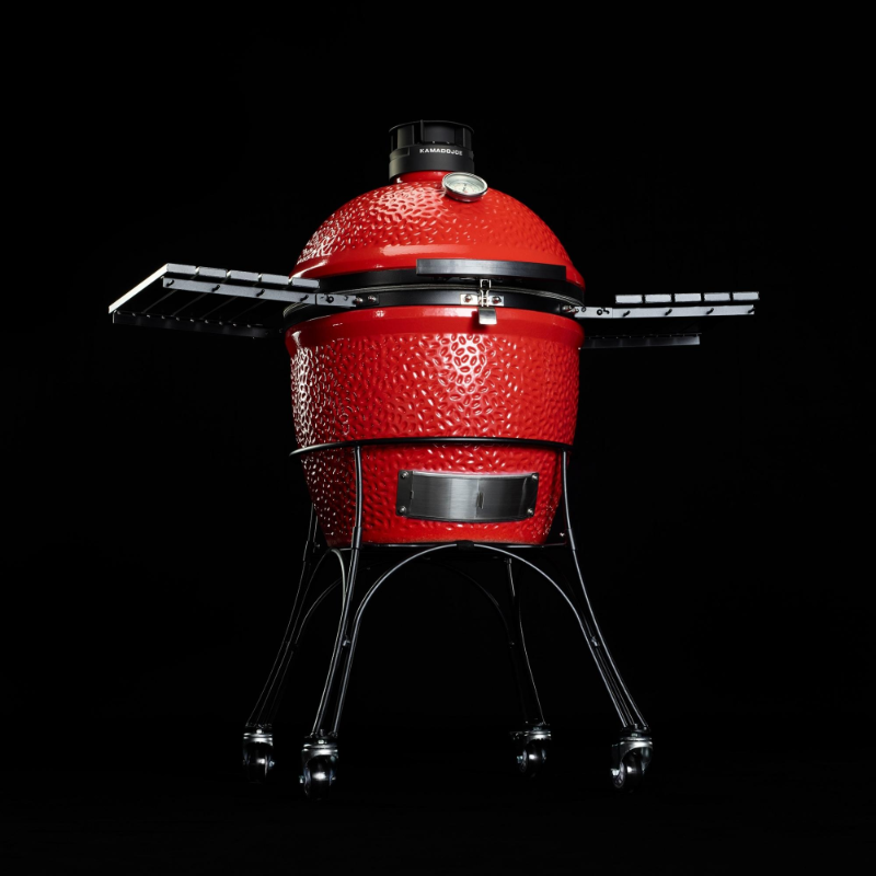 Kamado Joe - Classic Joe™ II 18-inch Charcoal Grill in Red with Cart