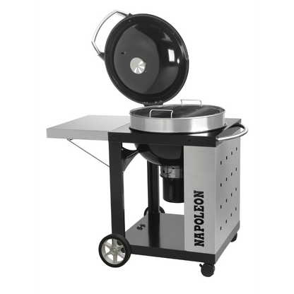 Napoleon - Pro Series 22'' Portable Charcoal Kettle BBQ On Cart